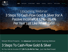 Tablet Screenshot of goldandsilverforlife.com
